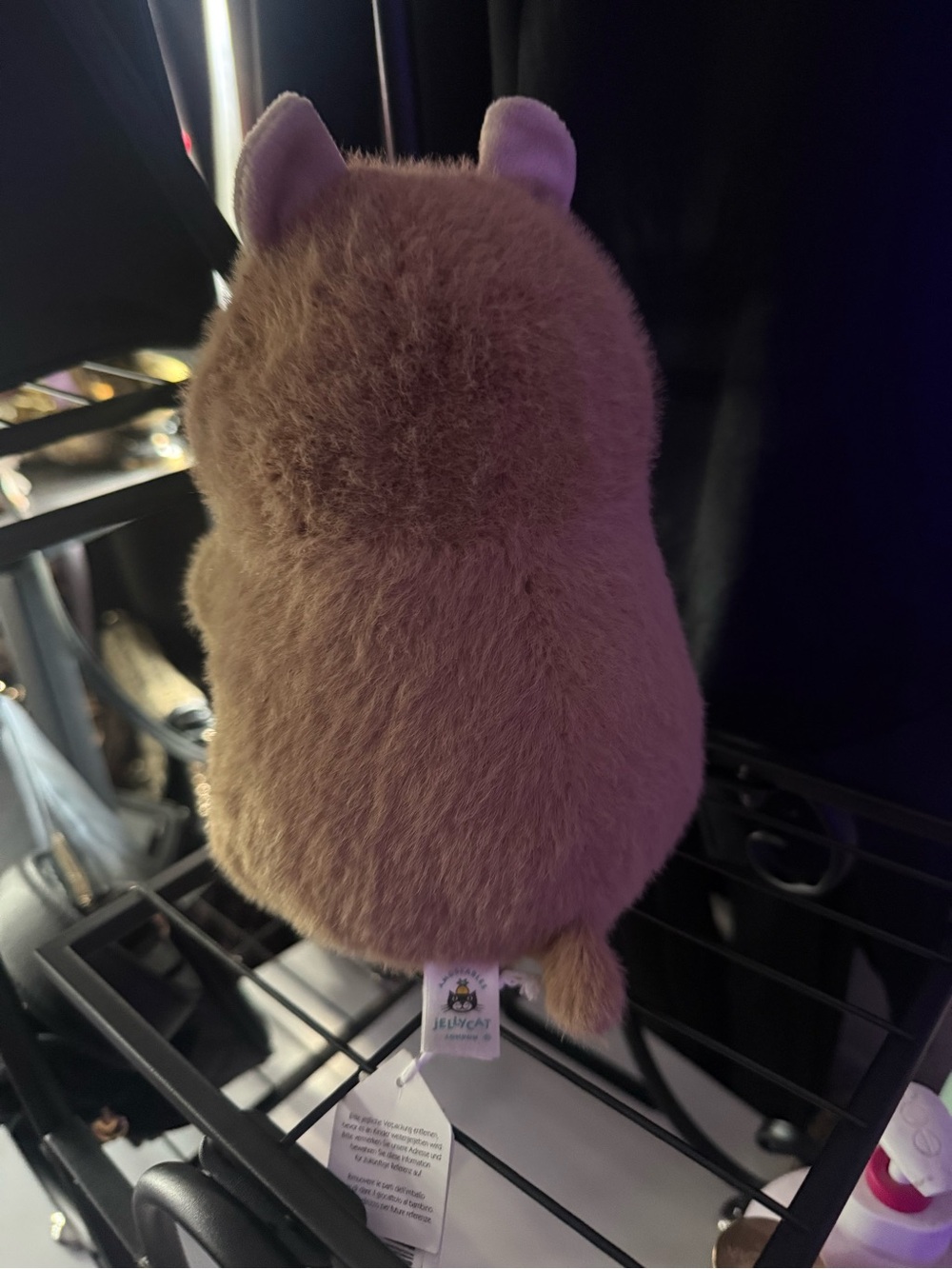 Jellycat Brown and White Plush Hamster - Picture 3 of 6